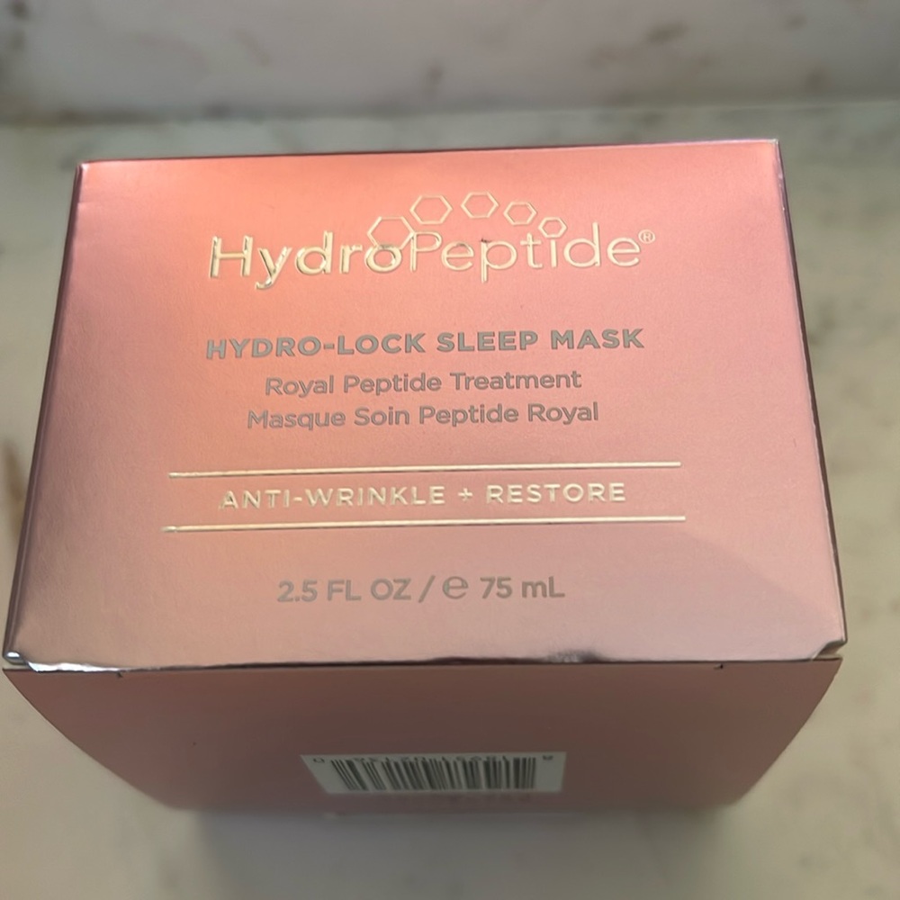 HydroPeptide hydro-lock sleep mask royal peptide treatment 2.5 oz NIB
